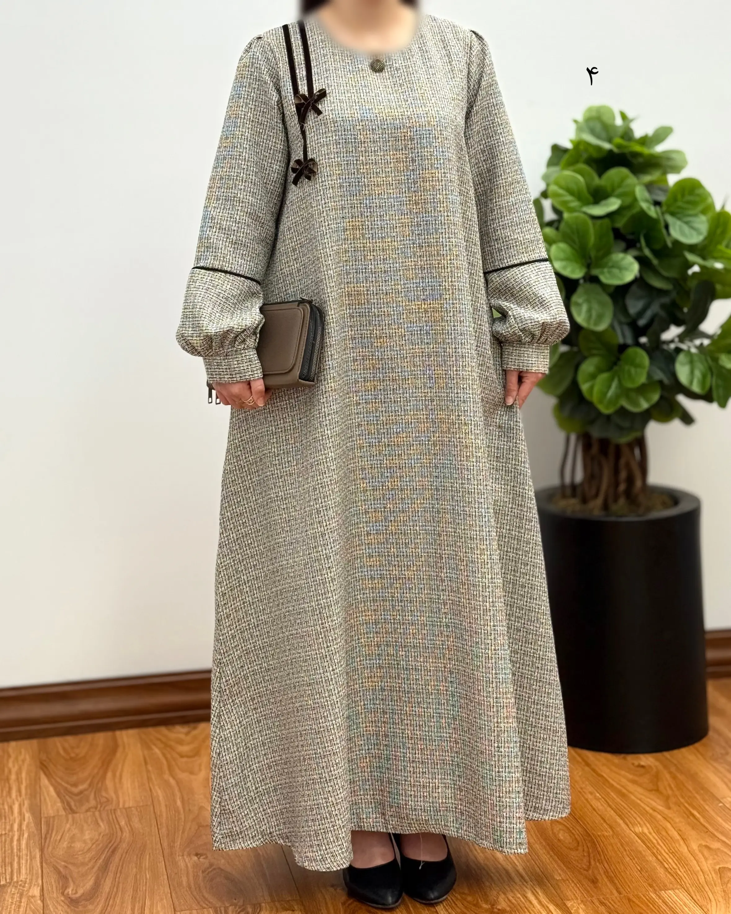 پیراهن مانتویی بلند و شیک مدل گیتی